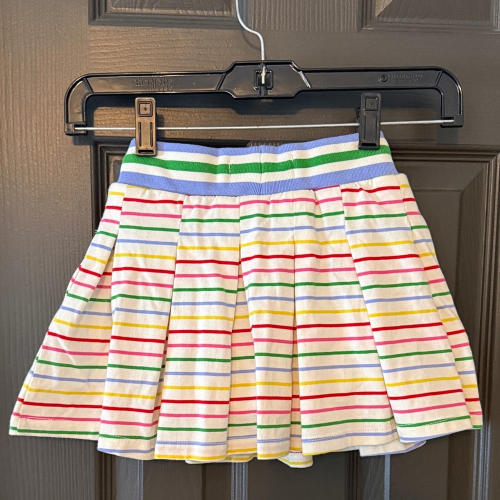 Boden Multicolor Striped Skirt with Pink Accent - Picture 5 of 6